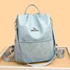 Geometric splicing pattern anti-theft backpack women's new retro large-capacity fashion backpack leisure travel backpack