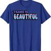Trans Ist Schön Farbe Transgender Flagge T-Shirt