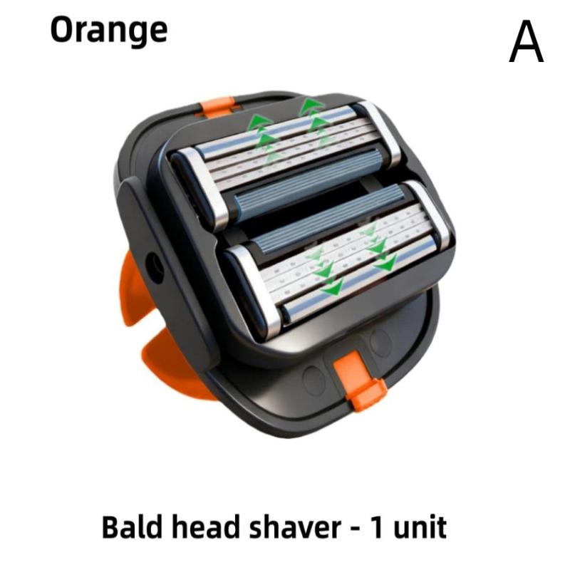Men'S Convenient Multi-Blade Shaver Effortless Bald Head & Body Hair Grooming For Unisex Washable Shave Clean In One Strok