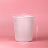 U-shaped Clear Milk Tea Cups with Lids