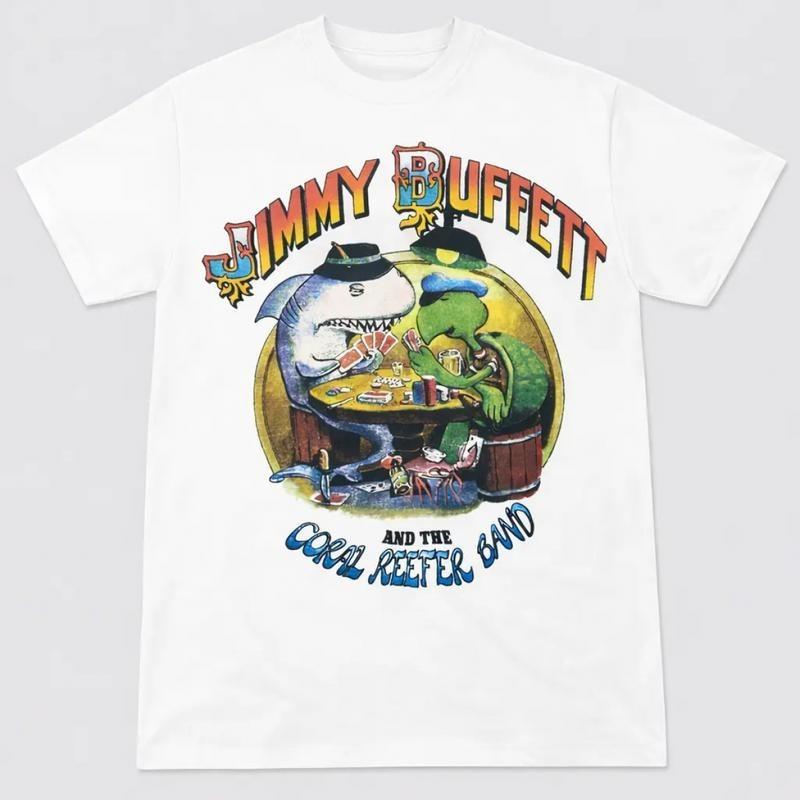 Jimmy Buffett And The Coral Reefer Band T Shirt Full Size S-5xl XXXXL