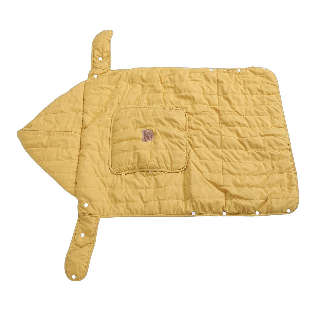 Baby Carrier Stroller Cover Windproof Soft Plush Lining Newborn Hooded Cover with kets for Infant