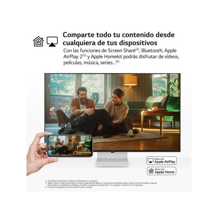Moniteur - LG - 43SQ700S-W - 42.5" - UltraHD 4K - LED IPS - USB-C
