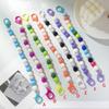 Acrylic candy color mobile phone chain DIY mobile phone case jewelry accessories handmade beaded anti-lost chain