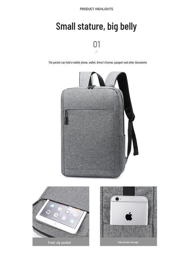 Frühling/Sommer Cross-Border Mode Rucksack: Unisex Koreanisches Minimalistisches Design, Perfekt für Freizeit, Reisen, Geschäft und Laptops.