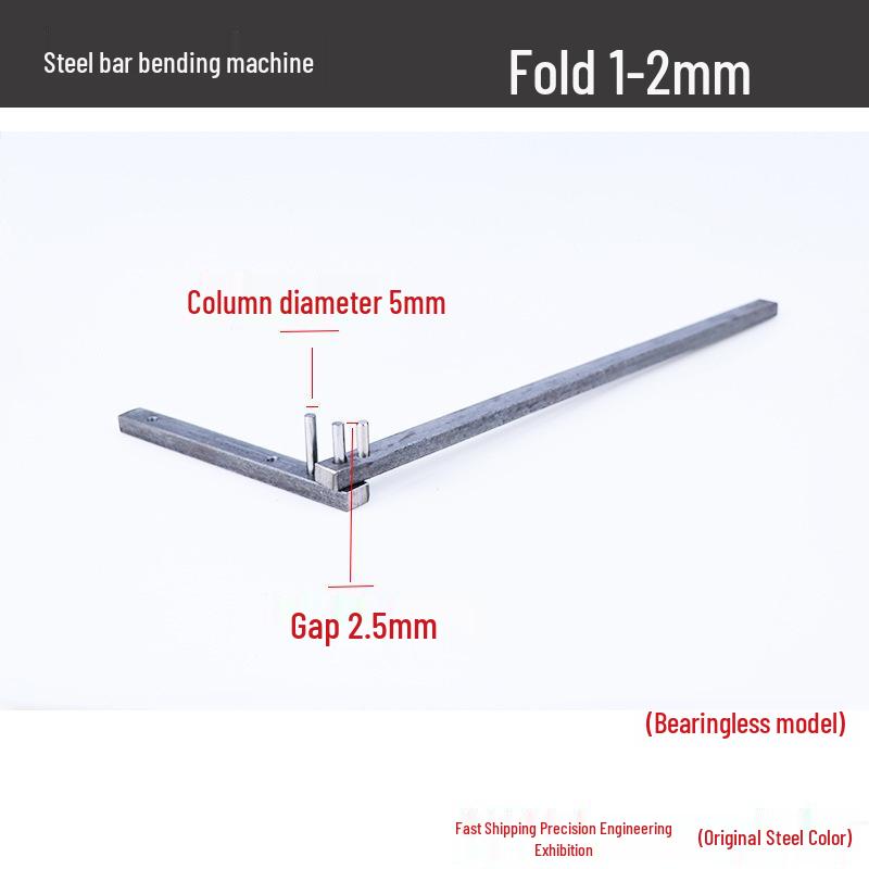 Rebar and Metal Strip Bending Tool - Manual Bender for Iron, Copper, Aluminum, and Steel.