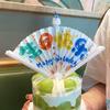 Surprise Music Singing Cake Candles with Candy Confetti Fountain for Birthday Parties
