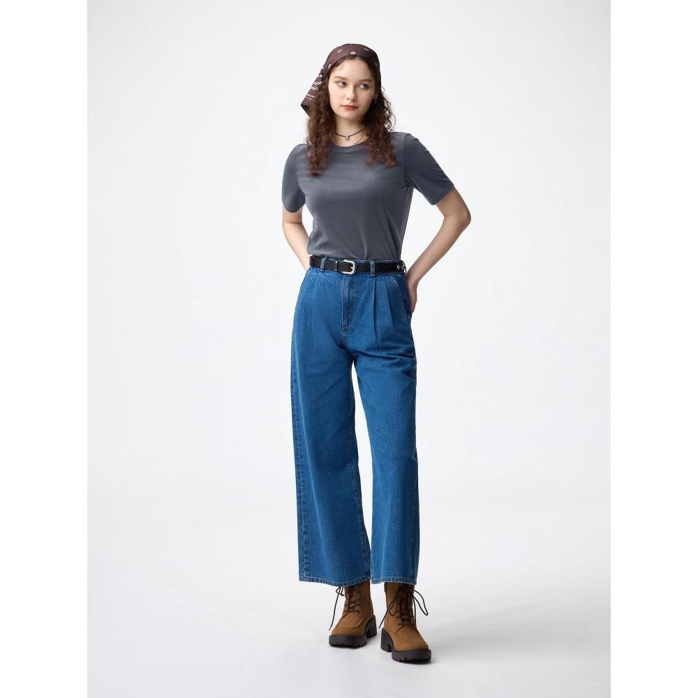 Uniqlo Gu Sheer Velour T shirT