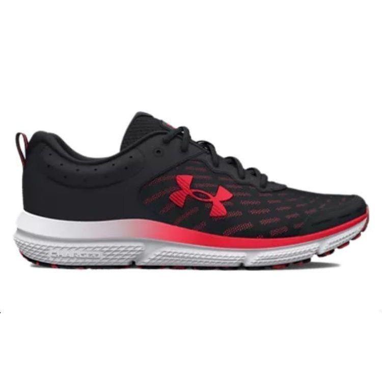Under Armour Αθλητικά Παπούτσια Ανδρικά Charged Assert 10 Μαύρο Κόκκινο 3026175-006