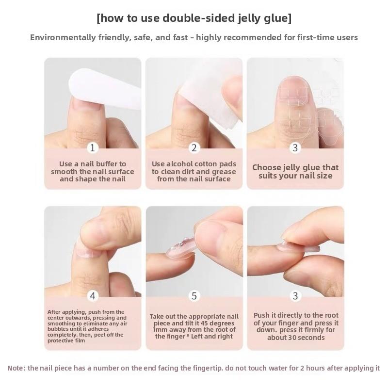 Leopard Print Chain, Almond Wearing Armor, Metal Pentagram Removable Fake Nail Nail Piece Finished Product