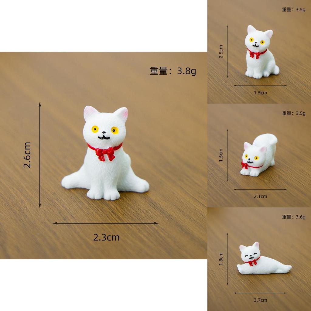 Adorable Cat Resin Ornament Craft Gift For Birthday Party And Special Occasion Decor