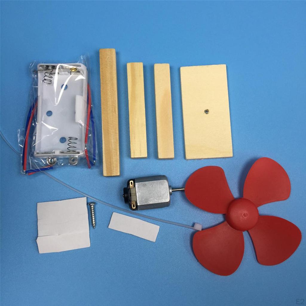 Kids' Children's Craft Fan Kits Science DIY Electric Model Kit