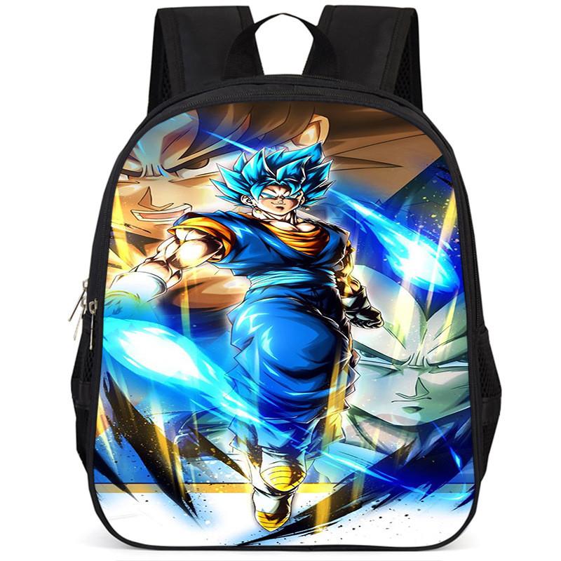 Durable Oxford Cloth Dragon Ball Backpack For Boys And Girls 15-inch Capacity