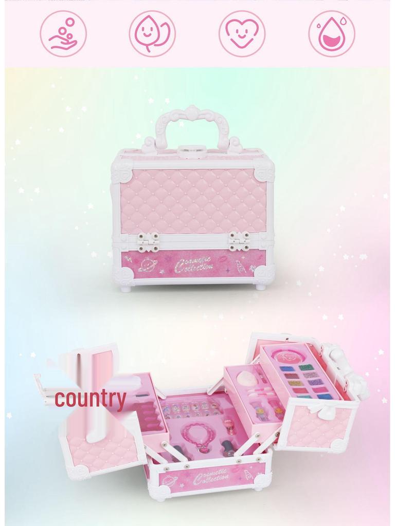 Kids' Princess Makeup Suitcase - Girls' Performance & Birthday Gift