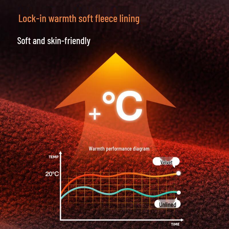 Camel Men's Winter Fleece-Lined Water-Repellent Stretch Softshell Casual Pants