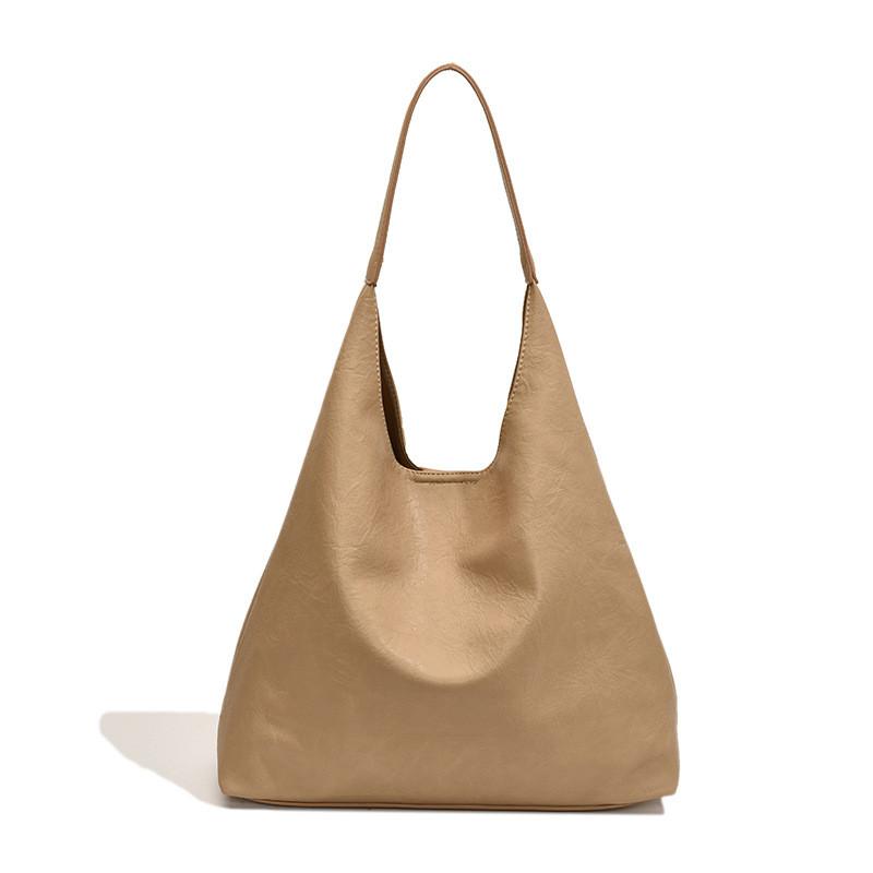 Ielgy Korean Version Large-Capacity Bag Simple All-Match Underarm Bag Textured Fashionable One-Shoulder