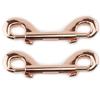 [Liebe Seele] Double Double-Sided Snap Claws, Set of 2, Rose Gold, Lock, Cage, Key, Alloy (Double Snap Claw)