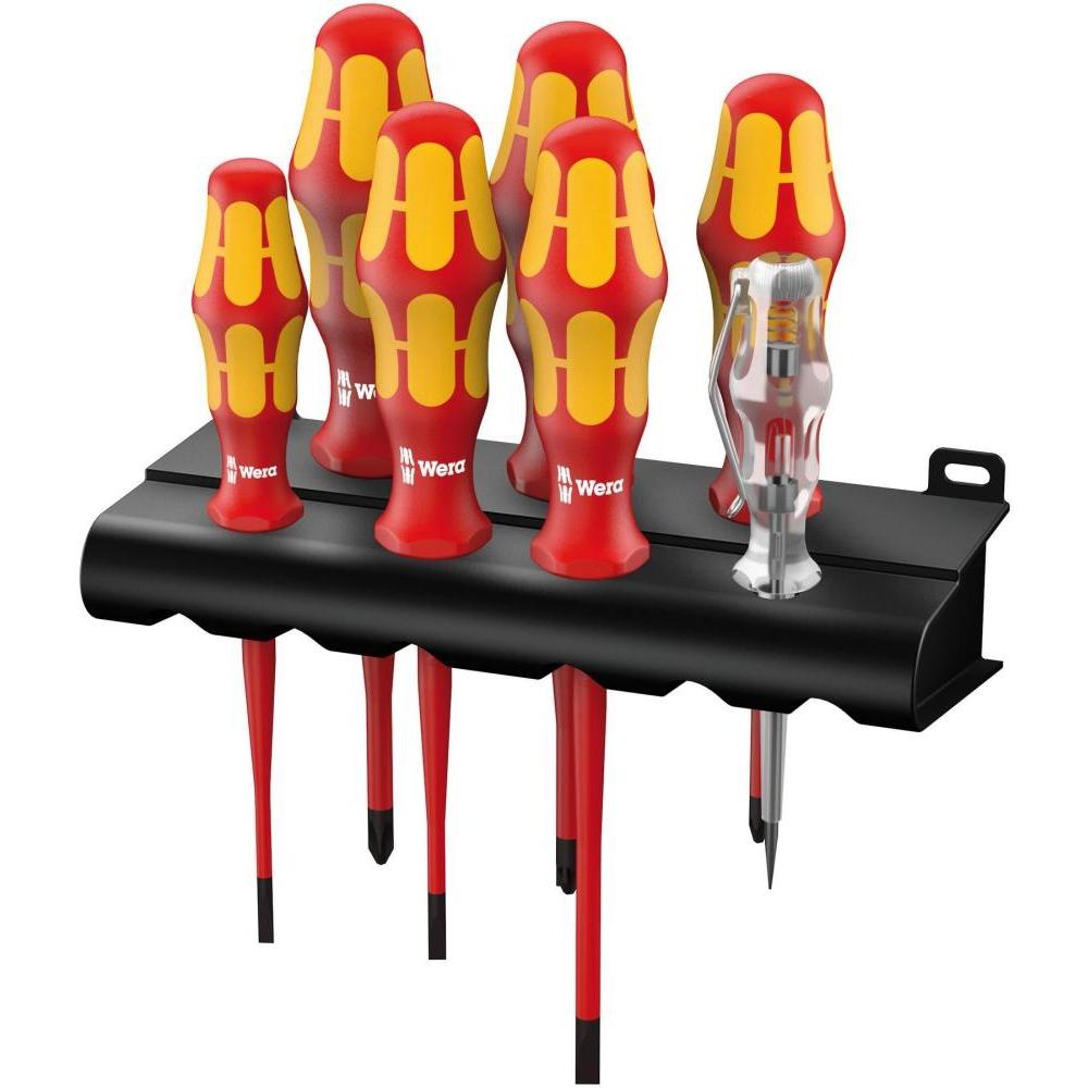 

Набор отверток Wera 160 Is 7 Rack Vde Dielectric с узкой подставкой для щупов 7 Ave Ph 1 2 Pz s 2 Sl 3 5 4 0 5 5