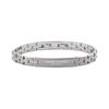 Brand Logo Exquisite and Durable Stainless Steel Bracelet Men's Silver EGS2814040