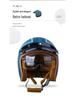 High-Quality Retro Motorcycle Half Helmet with Built-In Goggles for Men and Women