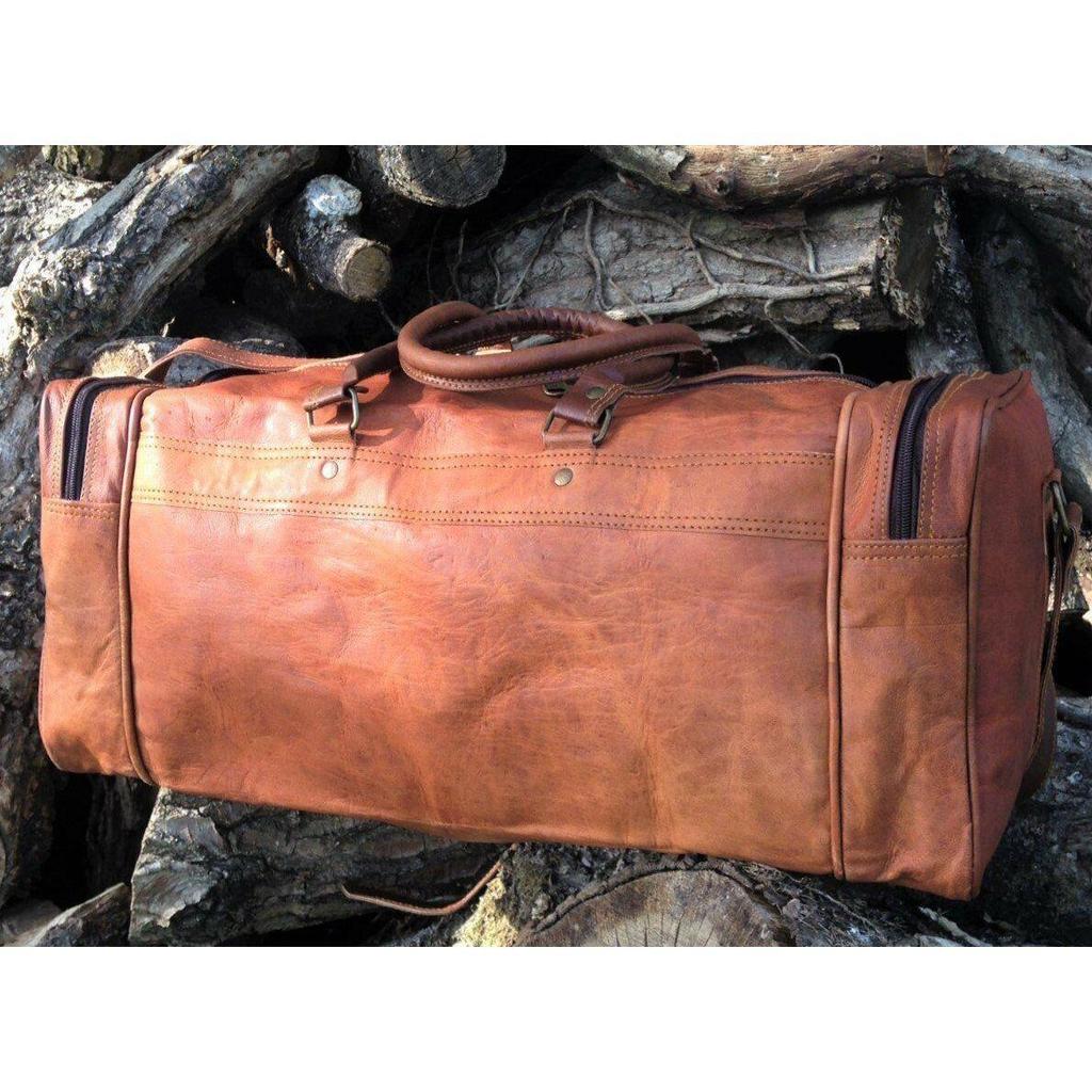 Torba podróżna męska z koziej skóry na siłownię, oryginalna torba na wakacje w stylu vintage