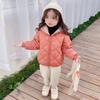 Boys And Girls Baby Thickened Hooded Jacket In Small Children Down Cotton Clothing Short