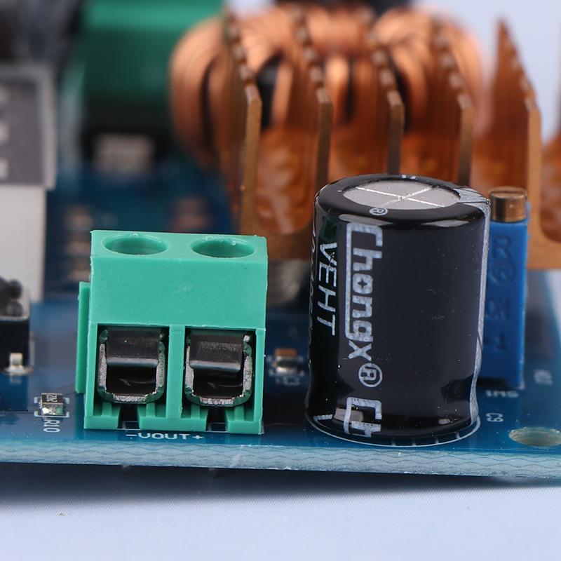Xh-M411 Dc 3V-35V To Dc 5V-45V Boost Converter Module Voltage Regulator Adjustable Step Up Voltmeter Digital Display Module