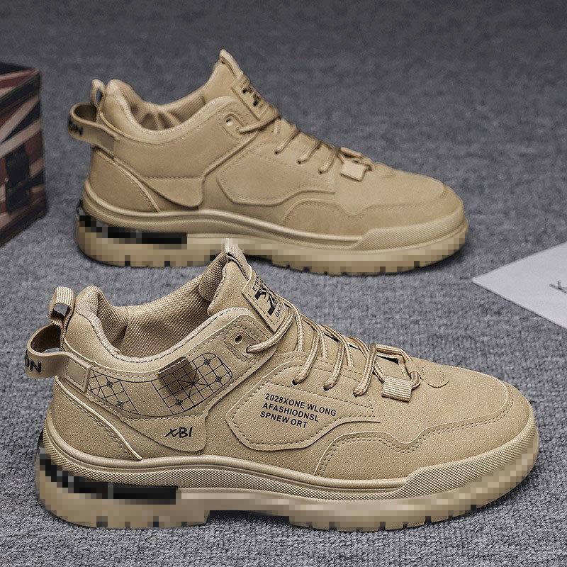 

High-top boots 2025 autumn new wear-resistant tooling non-slip men s shoes mountaineering casual shoes versatile outdoor heightening shoes 39