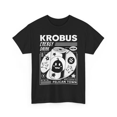 T-shirt unisexe grunge Krobus Energy Drink. Jeu vidéo Stardew Valley. Agriculture.