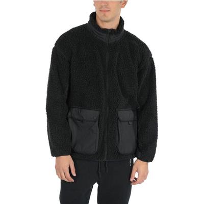 Velvet Jackets Men's Black Stand Collar Moderate 10021937-A02