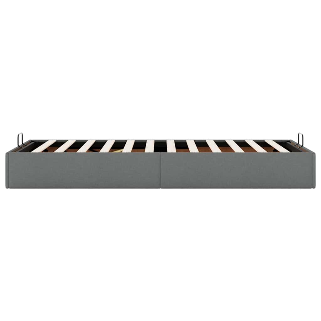 Vidaxl Struttura Letto Ottoman senza Materasso, Grigia, 100x200 cm, Tessuto