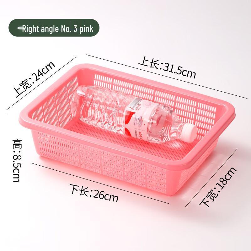 Rechteckiger Kunststoff-Aufbewahrungs- und Abtropfkorb