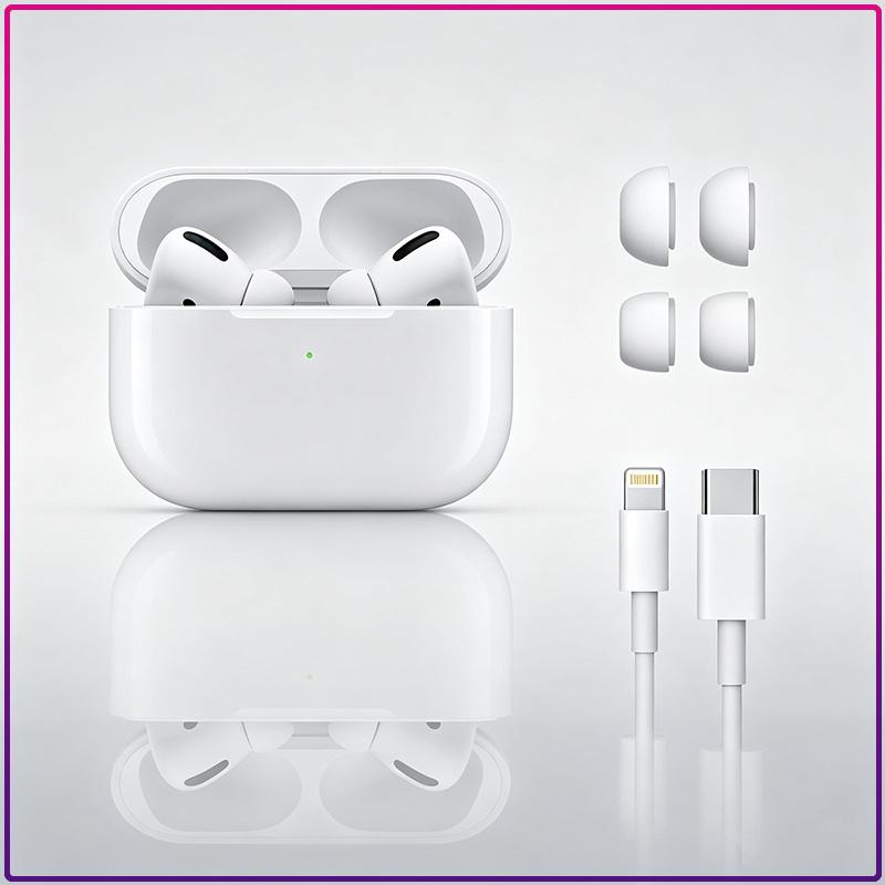 True Wireless AirPods Pro Earbuds Clear Sound Low Latency Gaming Earphone In‑ear Fit USB‑C Charging With Charging Cable