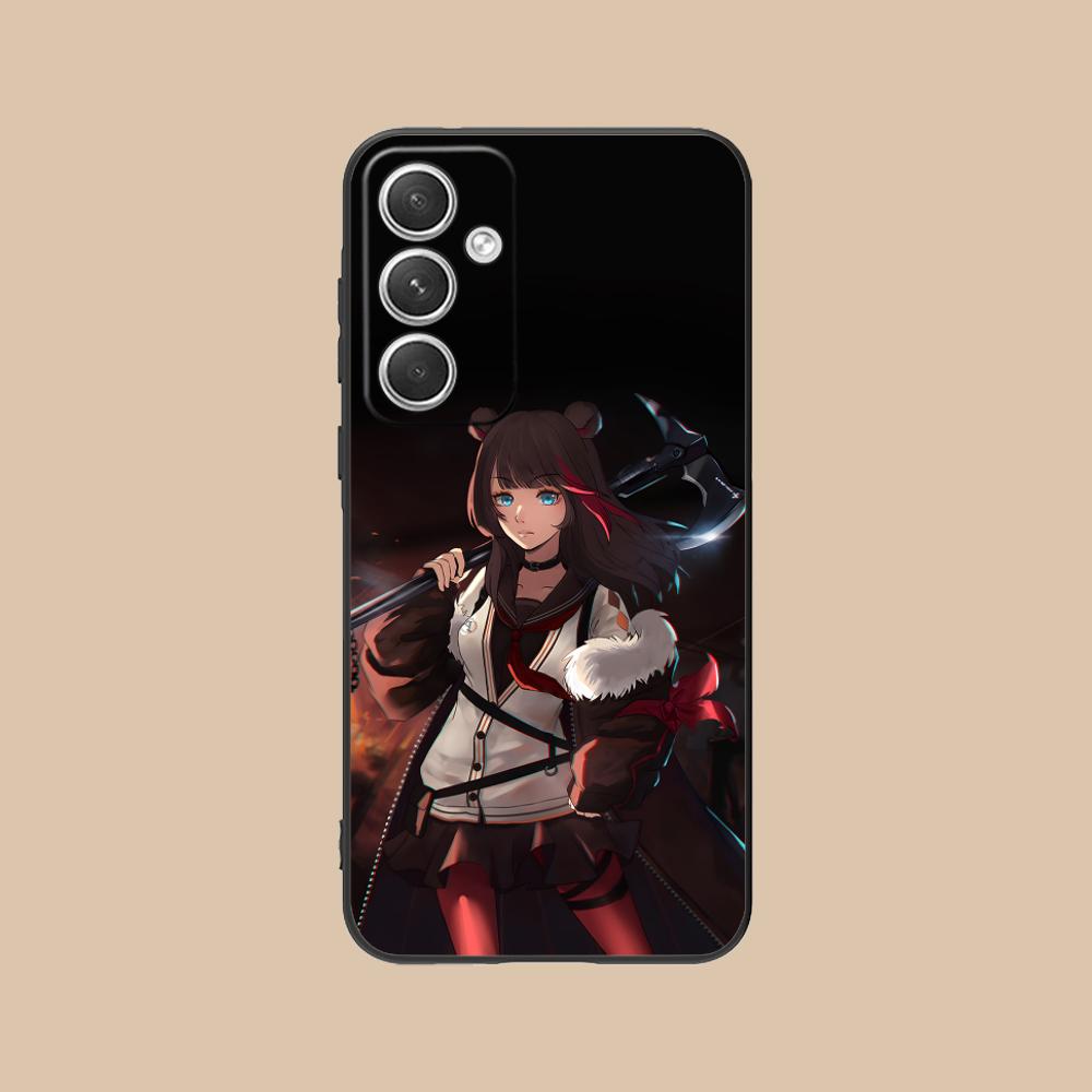 

Arknights Zima Matte TPU Mobile Phone Case for Samsung Galaxy S26 S25 S24 S23 S22 S21 S20 Note20 Plus FE Ultra Colorful Cover Galaxy Note20