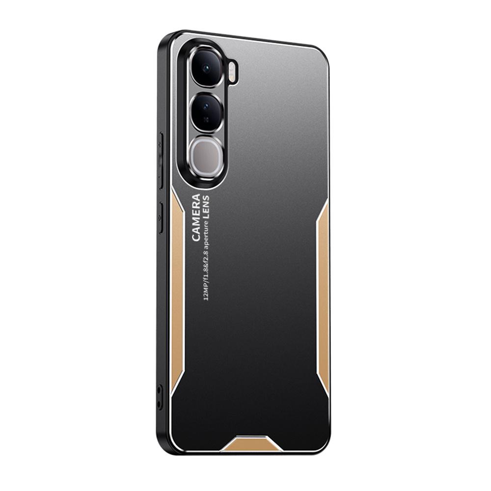 For vivo Y400 4G Phone Case Aluminium Alloy TPU PC Back Cover