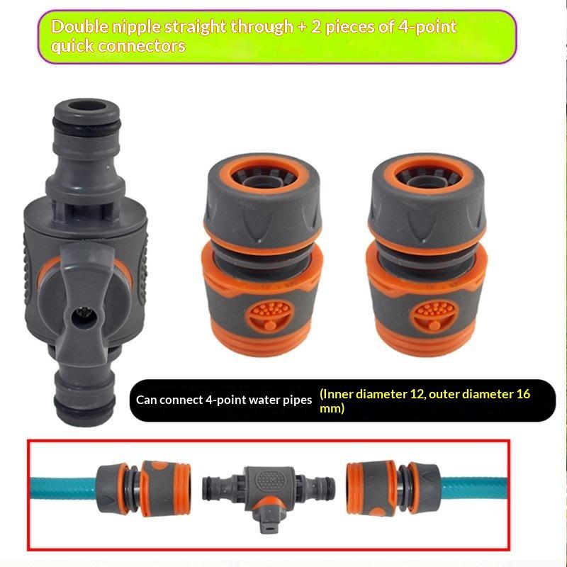 1/3 Pcs Garden Hose Quick Connector Stopwater Connector Garden Tap Water Coupler Watering Pipe Fitting