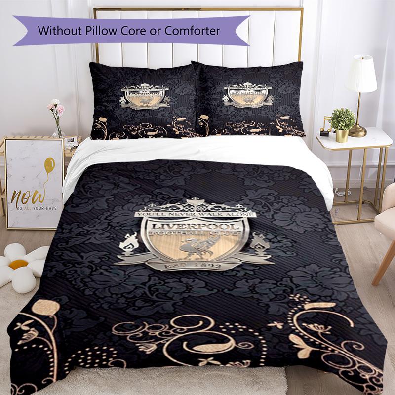 Liverpool Duvet Cover Set Perfect For Bedrooms Machine Washable Perfect Gift For Friends Family