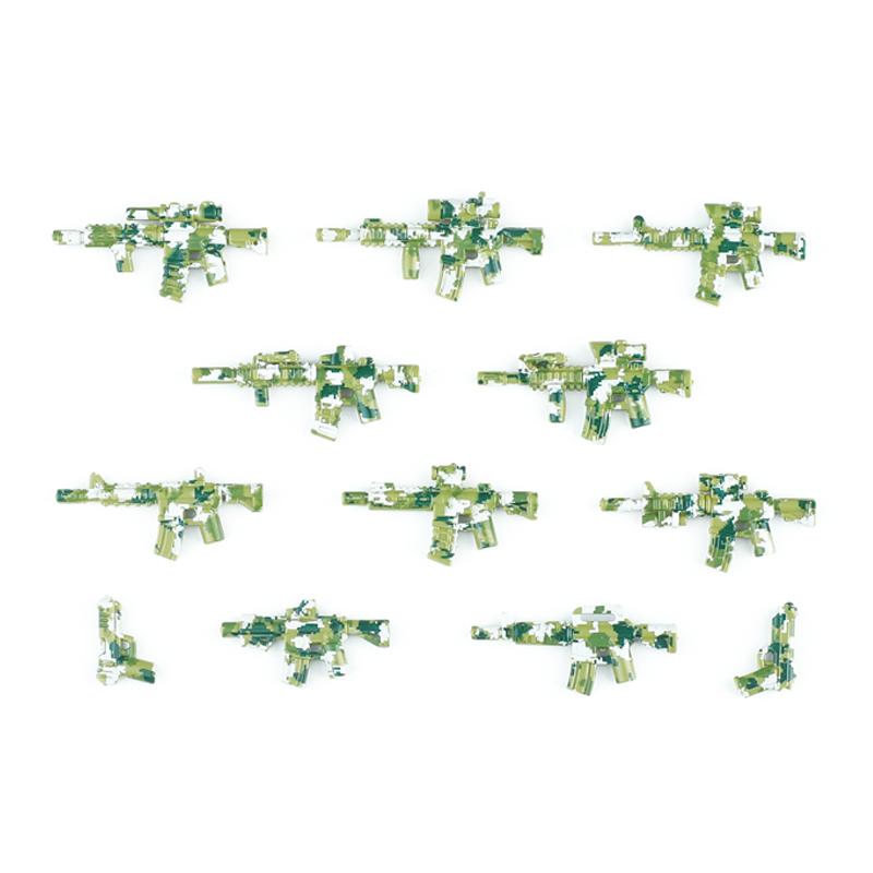 Modern Special Forces Figures Military Weapons Building Blocks Army Soldier City Police Multicolour AK Accessories Bricks Toys