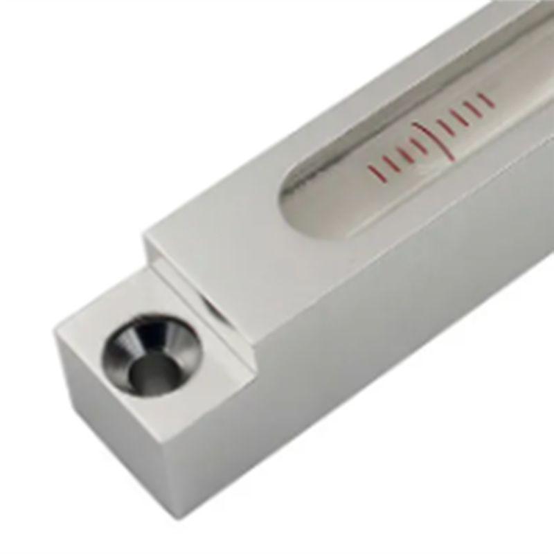 A84X-1 STK Wasserwaage Blasen-Mini-Wasserwaage Messinstrument Hohe Präzision Metall Größe 132X22x20mm 0,02 mm/m
