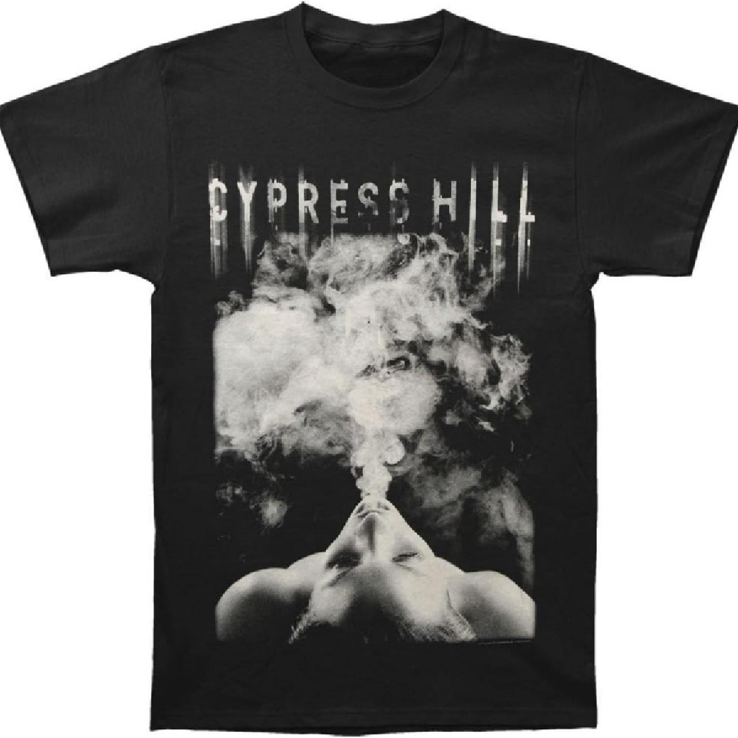 

Cypress Hill Men s Smoke Slim Fit T-Shirt Black S