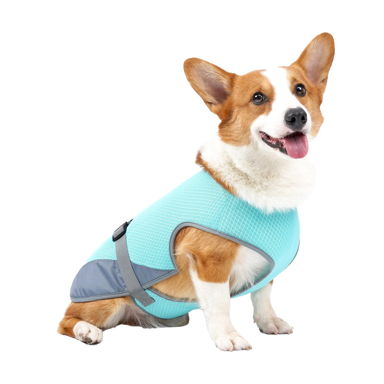 

Dog Cooling Vest Breathable Dog Cooling Jacket Lightweight Pet Cooling Shirt for Summer Outdoor Activities S