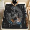 Movie spaceship diagram Print Flannel Blanket,High quality Comfortable for All Seasons,Home Decor,Warmth and Comfort,Perfect for Christmas Gifts