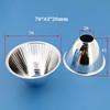 1 Piece 20-126Mm 15-120 Degree Lampshade Reflective Bowl For Diy Light Optical Led Aluminium Reflector Cup For Cob Lamp Bead