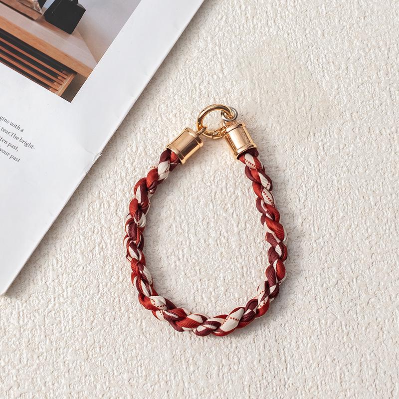 Плетеная высококачественная дофаминовая шнурок-ремешок для телефона Douyin: Ремешок на запястье против падения