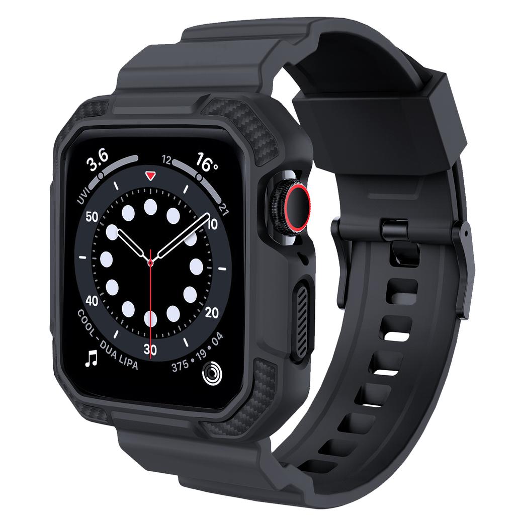Robuster Armor Pro Designed 45 44 42 mm Armband für Apple Watch Armband mit Hülle für Iwatch 38mm 40mm 41mmSerie 6 SE 5 4