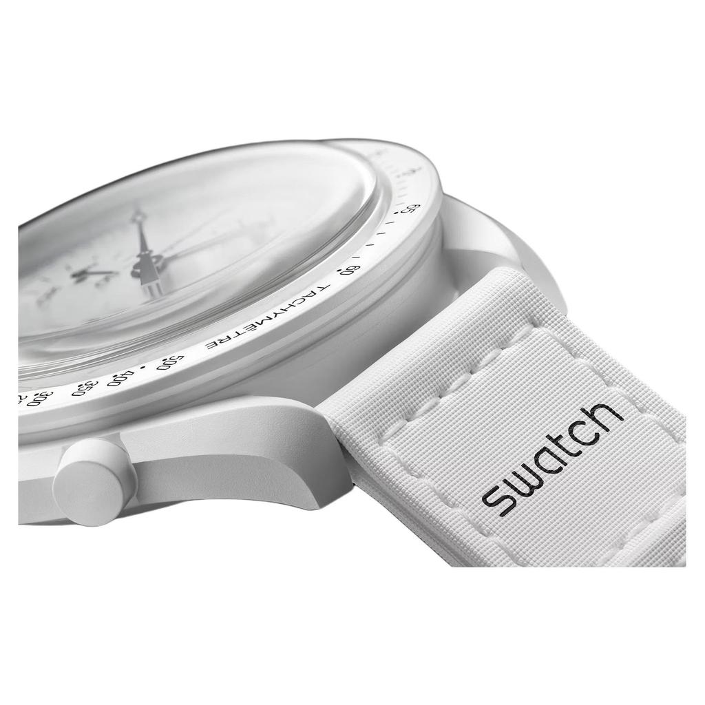 Swatch Men 42mm White Watch SO33W700 SO33W700