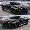 Car Sticker Universal Car Hood Cover Sticker Classic Stripes Graphics Styling DIY Vinyl Wrap Decal for Mercedes Benz Accessories