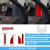 For Hyundai Sonata 9 2015 2016 2017 Inner A-pillar Trim Real Carbon Fiber Sticker Car Interior Accessories