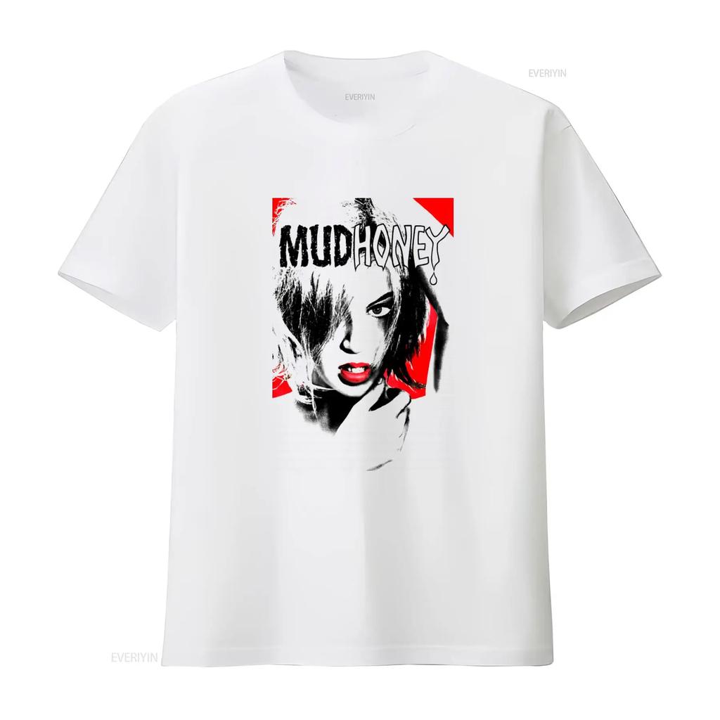 Mudhoney Retro White T Shirt Stylish and Edgy Design for Fashion Forward Individuals Vintage Washed Unisex Soft Graphic
