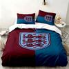 England Nationalmannschaft 3-teiliges Set Perfekt für das Schlafzimmer Bequemes Bettwäsche-Set enthält einen Bettbezug und zwei Kissenbezüge Ideal als Geburtstags- oder Ch